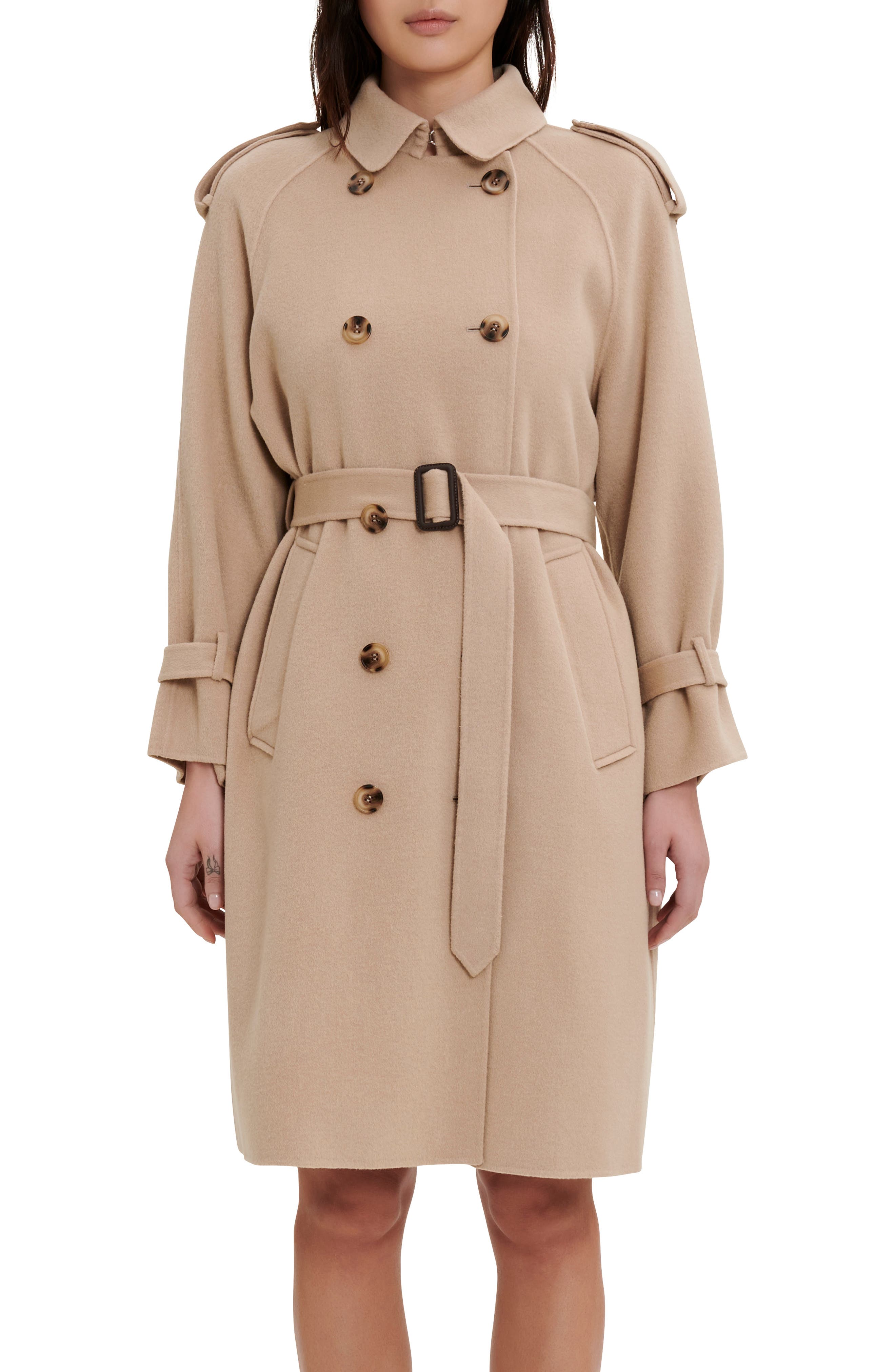 Womens Trench Belted Coat find Brand